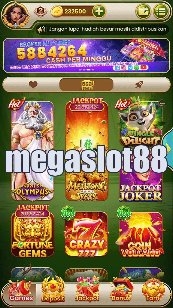 megaslot88 Tangkapan Layar - APK Resmi